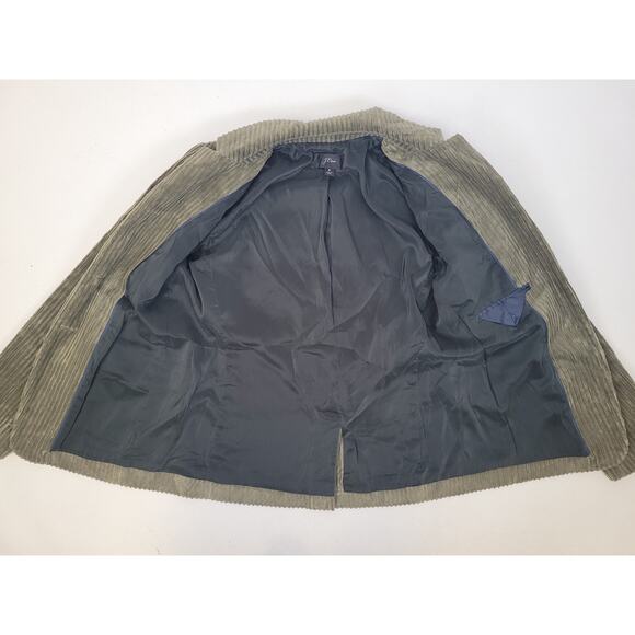 J.Crew Green Corduroy Blazer Jacket Sz 6 - Picture 9 of 10